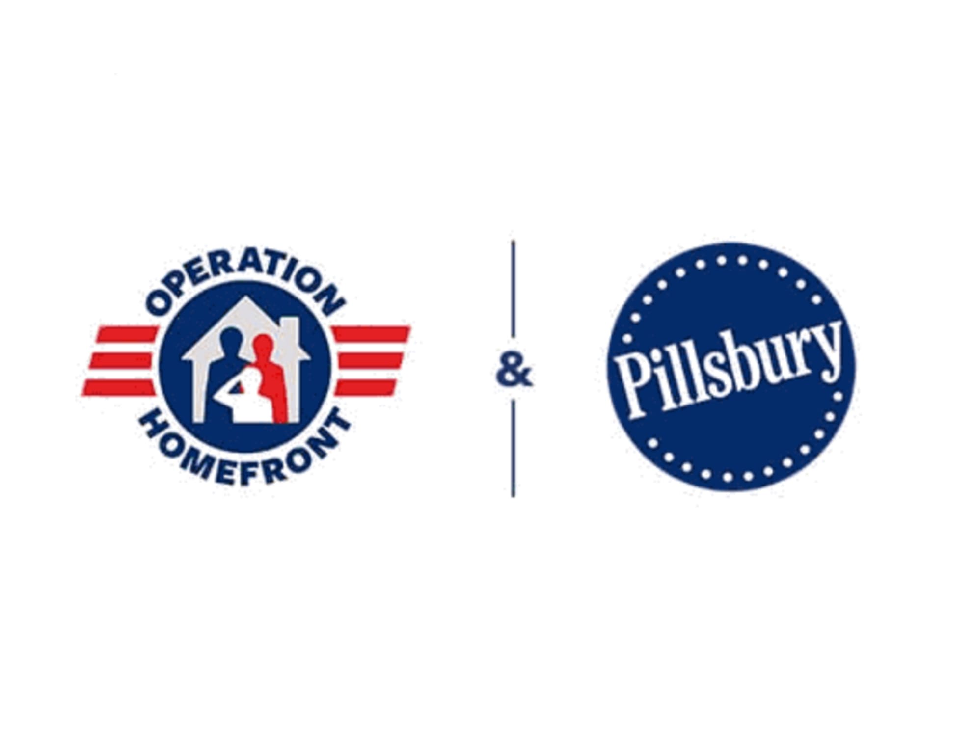 Operation homefront and Pillsbury logos
